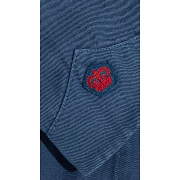 Nili Lotan French Army Appliquéd Cotton Linen Blend Twill Jacket Size XS - Picture 5 of 8